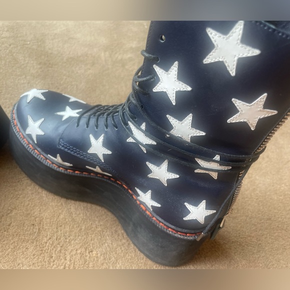 R13 double stack platform star boots. RARE find. Size 37. Worn once. - Picture 9 of 10